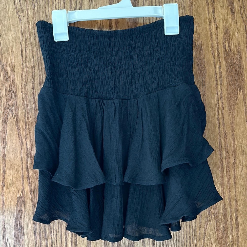 Black skirt.